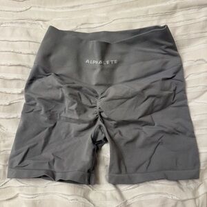 Medium Alphalete Light Grey amplify shorts